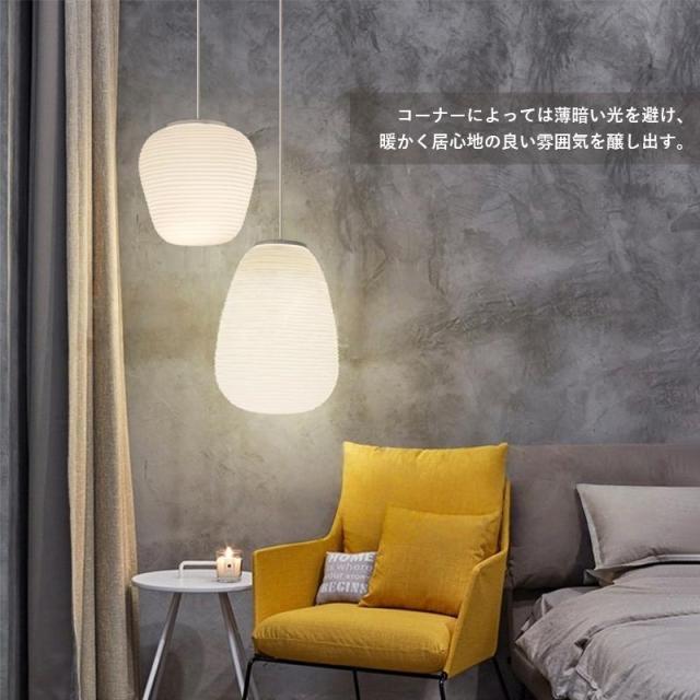 ペンダントライト ガラス 和風 丸型 形 LED電球対応 レトロ