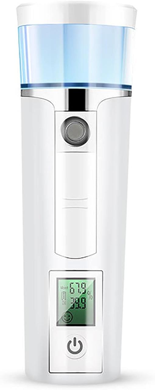 スチーマー美顔器ハンディミスト ナノ顔面噴霧器 スキンアナライザー 補水美容器 美容家電 美肌 補水 毛穴ケア 携帯加湿器 USB充電式 水素ミスト 美顔器 肌 水分量 測定 美肌キープ 各種肌質対応 肌保湿 乾燥対策