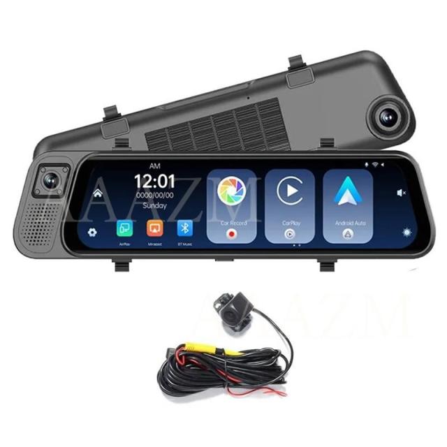 ドライブレコーダー ミラー型 前後 車内 3カメラ タッチパネル 9.6インチ Carplay対応 ドラレコ フルHD 4K 駐車監視 170度広角_14