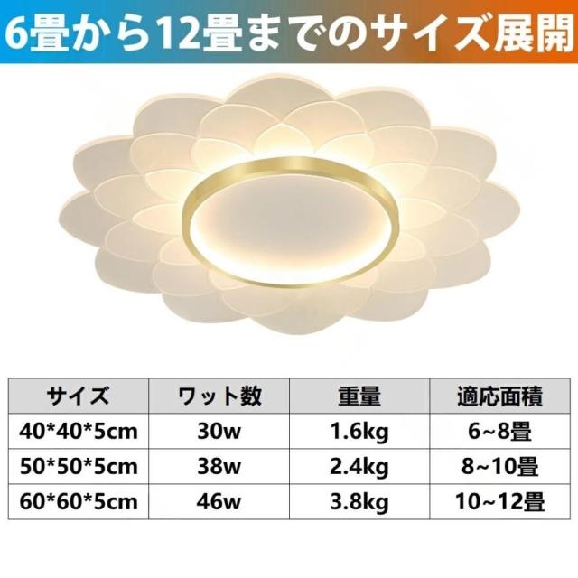シーリングライト LED 北欧 8畳 12畳 10畳 シンプル おしゃれ 電気 照明 調光調色 インテリア モダン 天井照明 照明器具 タイマー 居間用 ダイニング用 寝室用_12