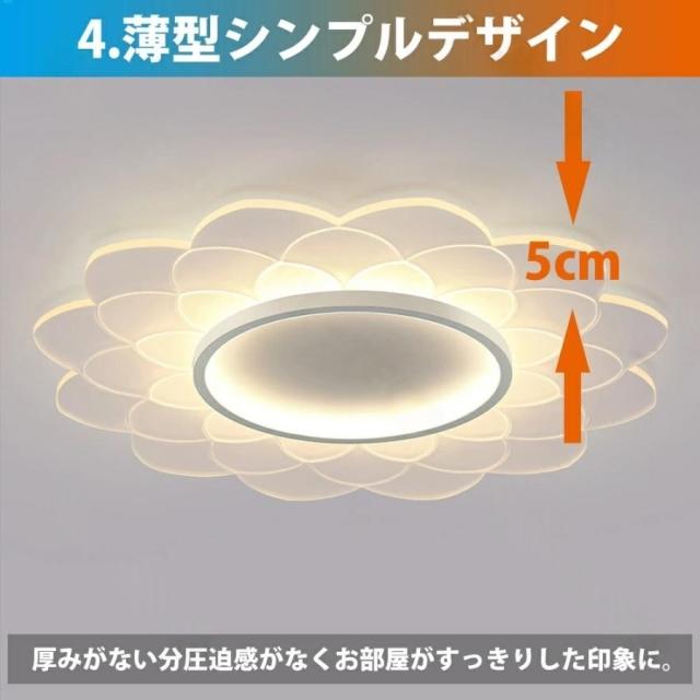 シーリングライト LED 北欧 8畳 12畳 10畳 シンプル おしゃれ 電気 照明 調光調色 インテリア モダン 天井照明 照明器具 タイマー 居間用 ダイニング用 寝室用_6