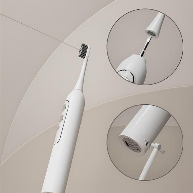 電動歯ブラシ 音波歯ブラシ 替えブラシ4本セット IPX7 防水 本体 充電