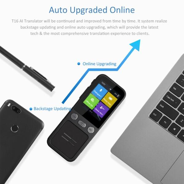 WiFi 接続付きスマート音声翻訳機: 134 言語対応の音声写真翻訳デバイス、10 か国対応のオフライ_5
