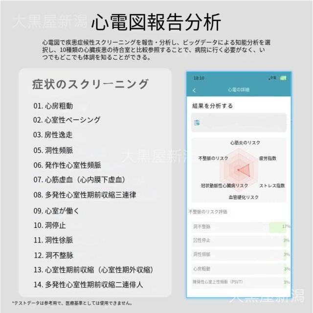 スマートウォッチ 通話機能 心電図ECG+PPG 血圧測定 血液成分 尿酸脂質 24時間高精度心拍数 睡眠検測 血中酸素 24時間健康管理 SOS機能 iPhone/Android 対応_6