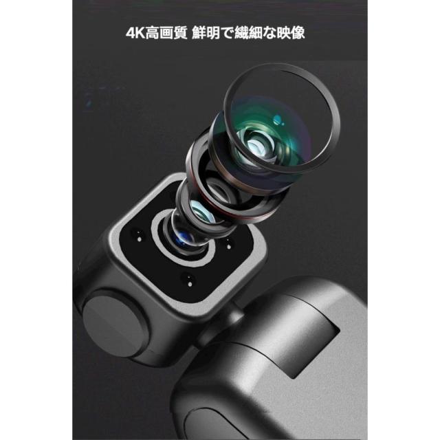 小型防犯カメラ リモート監視 アクションカメラ ビデオカメラ 4K 140°広角 クリップ 1/4ネジ穴 ワンタッチ録画 録音_4