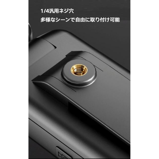 小型防犯カメラ リモート監視 アクションカメラ ビデオカメラ 4K 140°広角 クリップ 1/4ネジ穴 ワンタッチ録画 録音_8