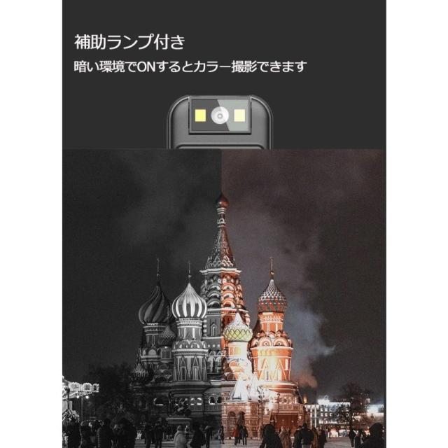 防犯カメラ Wifi AP 小型カメラ アクションカメラ ビデオカメラ ボイスレコーダー ドライブレコーダー 4K Display付き クリップ マグネット_4