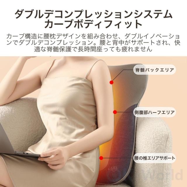 健康グッズ 多機能リラックス枕 全身 多機能 3D揉み 腰 肩こり 指圧 揉み 振動 温感 疲労を緩める 強度調節 背中 ストレス解消 敬老の日 プレゼント 2024_4