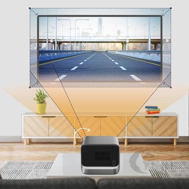 プロジェクター 小型 本体 家庭用 4K対応 1080P WIFI6 Bluetooth5.2