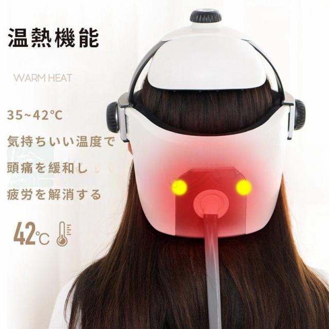 マッサージ器 ヘッドスパ ハンズフリー 頭皮エステ マッサージャー ヘッドマッサージ機 頭皮ケア 家電 効果 自宅 ヘアケア 頭皮マッサージ 健康 プレゼント_9