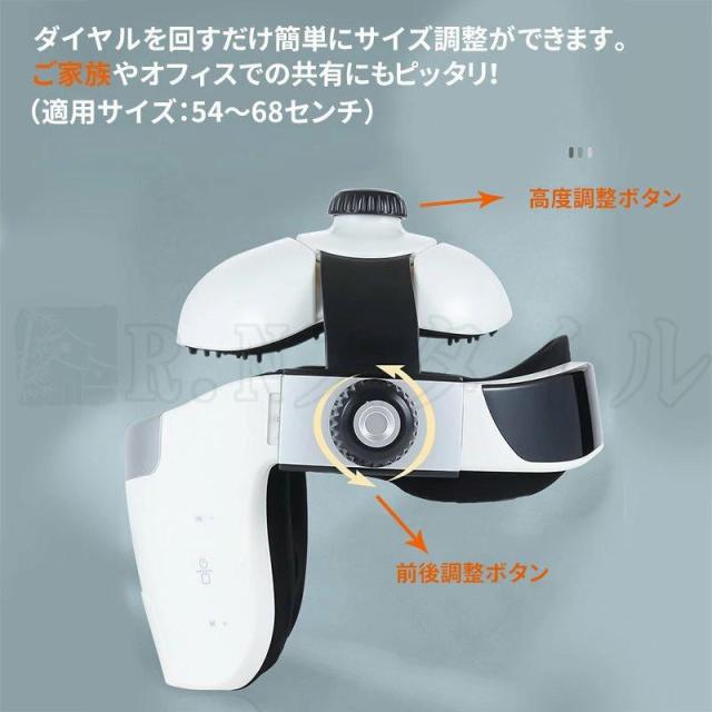 マッサージ器 ヘッドスパ ハンズフリー 頭皮エステ マッサージャー ヘッドマッサージ機 頭皮ケア 家電 効果 自宅 ヘアケア 頭皮マッサージ 健康 プレゼント_12