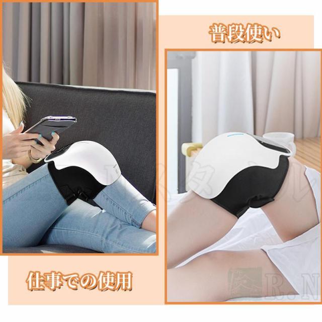 膝マッサージャー ヒーター 膝マッサージ機 振動 赤外線療法（二枚入り） 楽天市場】膝 マッサージ器【赤外線 振動 温熱療法 磁気療法】発熱
