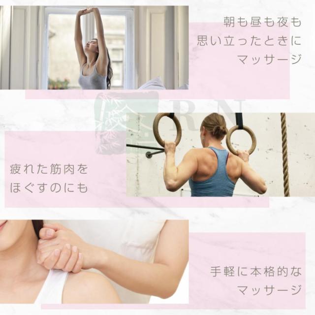 マッサージ器 マッサージガン ミニ 筋膜リリース マッサージ機 ハンディー メンズ 肩 首 腰 オフィス 在宅勤務 レディース 男女兼用 全身リフレッシュ 充電式_12
