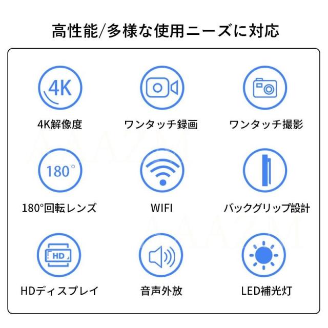 スポーツカメラ バイク 自転車 アクション 配線不要 持ち運び ドライブレコーダー wifi対応 スマホ連動 USB充電式 バッテリー内蔵 HD4K アウトドア サイクリング_1