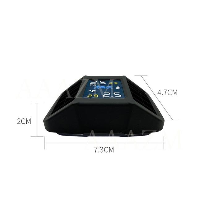 バイク TPMS タイヤ空気圧センサー オートバイ 空気圧モニター 気圧温度測定 二輪即時空気圧監視セット 配線不要 無線 防水防塵 安心安全 アラート 取付簡単_8