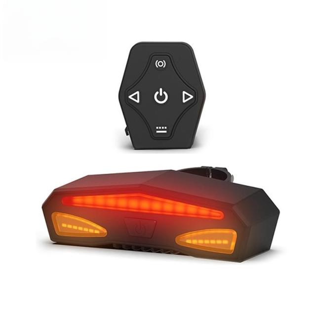 自転車ライト LED 後付け テールライト USB充電 防水 バイクライト 夜間走行 方向指示器 信号灯 小型 軽量 ロードバイク クロスバイク リア テールランプ 警告灯