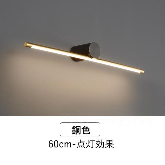 LED ブラケットライト 真鍮 北欧 おしゃれ 壁付け 洗面所照明 鏡上灯 調色 ウォールランプ ロング 浴室鏡 化粧室 和風 インテリア 壁掛け 鏡前 洗面台照明器具_13