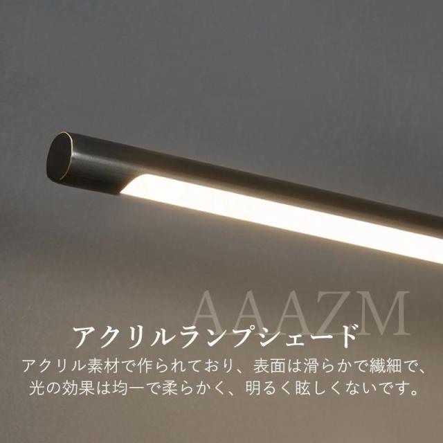 LED ブラケットライト 真鍮 北欧 おしゃれ 壁付け 洗面所照明 鏡上灯 調色 ウォールランプ ロング 浴室鏡 化粧室 和風 インテリア 壁掛け 鏡前 洗面台照明器具_8