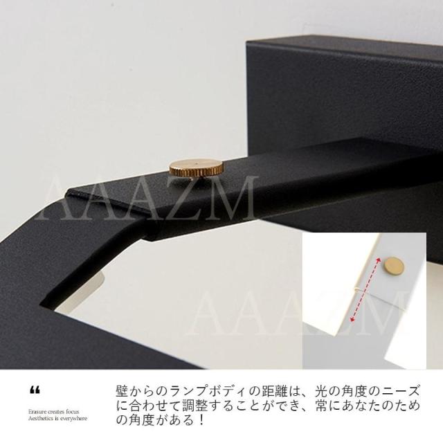 ブラケットライト LED 北欧 おしゃれ 鏡上灯 ロングタイプ ペンダントライト オシャレ照明 階段 玄関 鏡前照明 居間 ミラーライト壁掛け灯 照明器具 フック_6