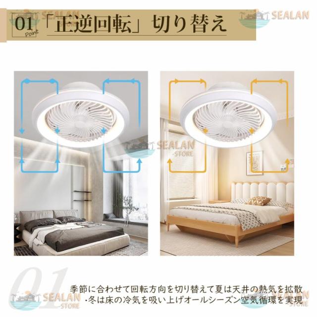 シーリングファンライト LED ファン付き照明 首振り 6畳 8畳 10畳 12畳 調光調色 APP対応 6段調節 静音 軽量 扇風機 省エネ シーリングファン照明器具 2025 new