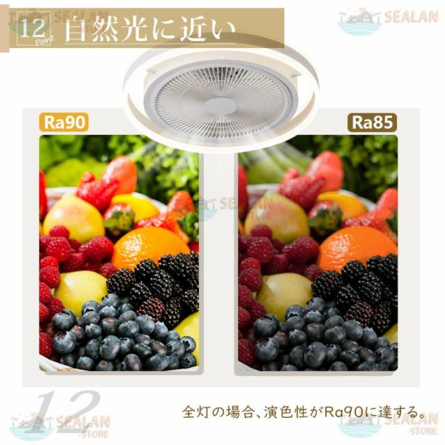 シーリングファンライト LED 音楽 ファン付き照明 Bluetooth 6畳 8畳 10畳12畳 調光調色 APP対応 6段調節 静音 軽量 扇風機 省エネ シーリングファン