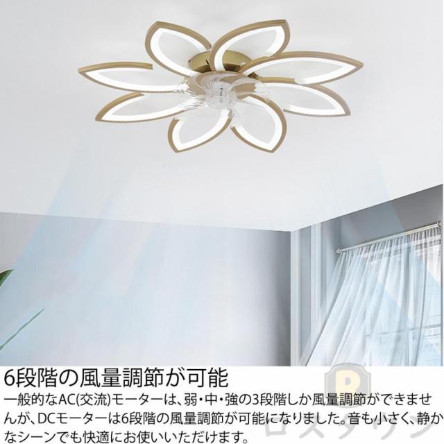 シーリングファンライト LED ファン付き照明 シーリングファン 6畳 15畳 調光調色 6段風量調節 静音 扇風機 省エネ 寝室 照明器具 ファンライト