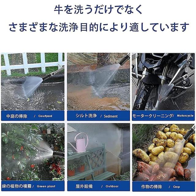 高圧洗浄機 コードレス 充電式 洗車機 21V 専用ケース付き 水道蛇口