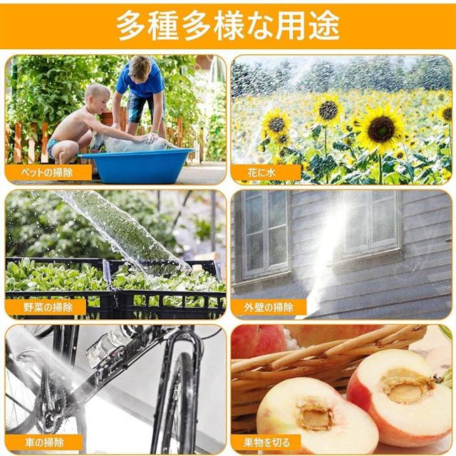 高圧洗浄機 コードレス 充電式 マキタ18Vバッテリー対応 小型 軽量 5.0MPa 自吸式 LEDバッテリー残量表示 収納ボックス付き 強力噴射 家庭用 洗浄機 温水 掃除