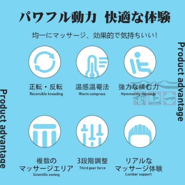 マッサージ器 多機能マッサージ枕 小型 全身 背中 肩こり マッサージ機 ネックマッサージャ 腰 足 首 プレゼント温熱 解消 プレゼント 血行促進 筋肉痛 敬老の日_1