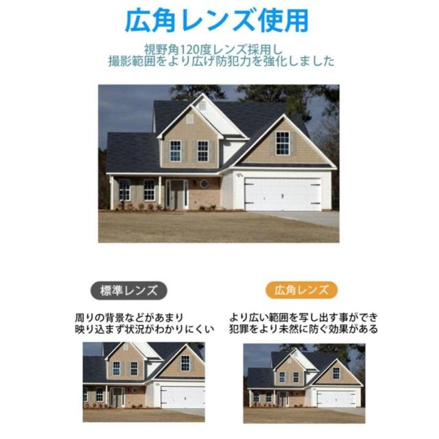 防犯カメラ 屋外 ソーラー 遠隔監視 無線 マイク内蔵 sdカード録画 動体検知 監視カメラ レコーダー 見守りカメラ ネットワークカメラ 小型 家庭用 防塵防水_13