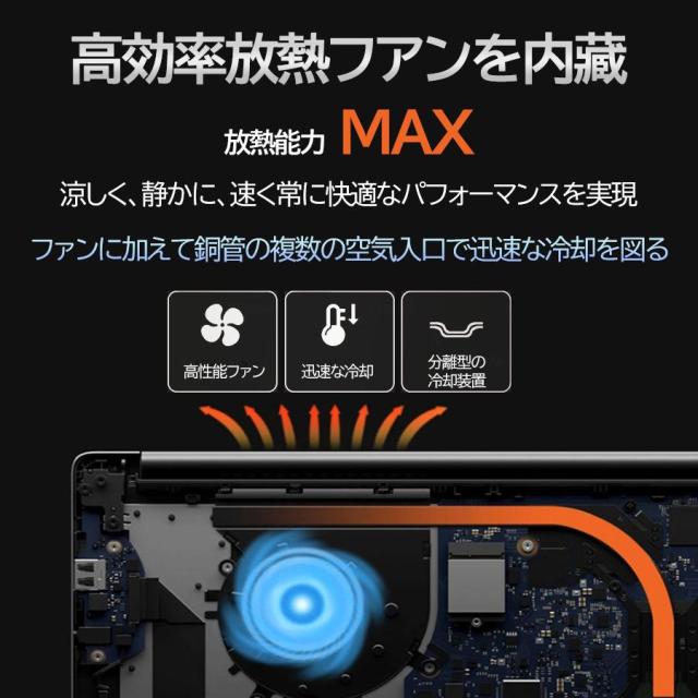 ノートパソコン 新品 windows11 office搭載 第13世代 14/15.6インチ ノート メモリ16GB SSD 1000GB CPU corei5 i7 N95/N5095 安い フルHD液晶 初期設定済_10