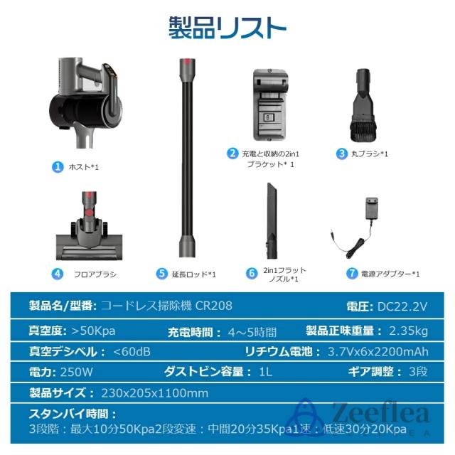 【2025最新型】掃除機 コードレス 超強力吸引 50000pa 3WAY ハンディクリーナー コードレス掃除機 軽量 低騒音 LEDライト付 スティック掃除機 壁掛けブラケット HEPA多重濾過 急速充電 多機能 左右180°上下90°回転 母の日 父の日 日ギフト 省エネ 一人暮らし_17