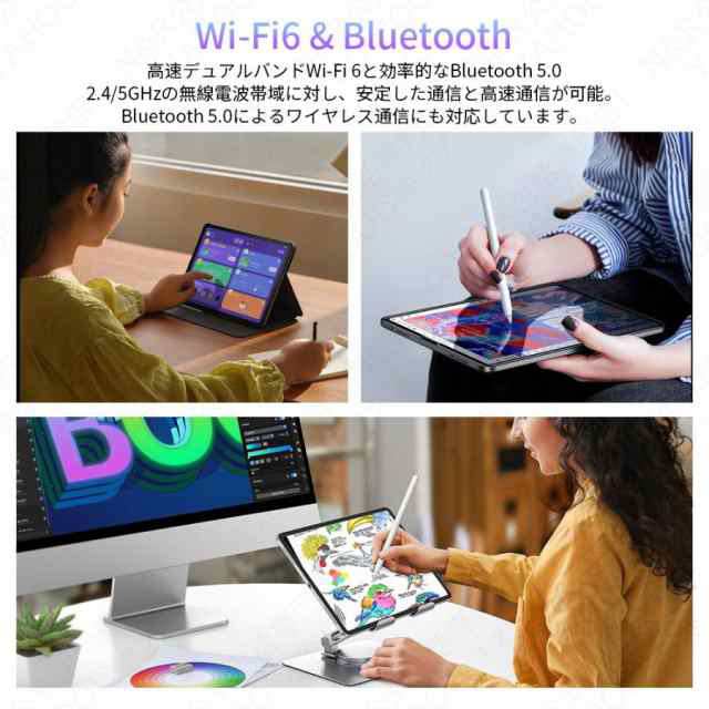 タブレット Android14 PC 本体 10インチ 8+256GB おすすめ 安い Wi-Fiモデル GPS Bluetooth 通話対応 IPS液晶 軽量 在宅勤務 ネット授業 simフリー 大人気_11