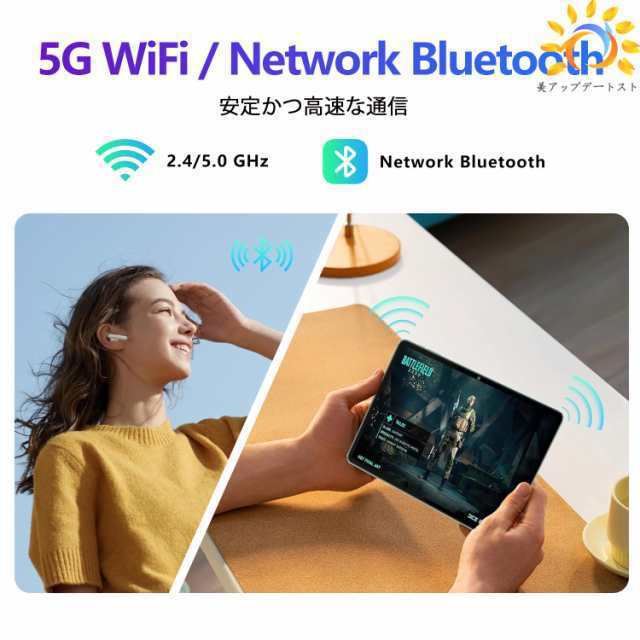 2025最新型 タブレット pc 本体 android15 10インチ 8+256GB おすすめ Wi-Fiモデル GPS Bluetooth 通話対応 IPS液晶 軽量 在宅勤務 ネット授業 simフリー コスパ最高 人気 誕生日 敬老の日 プレゼント_1