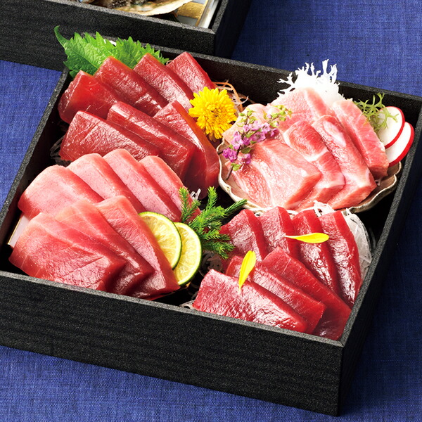 雫監修 天然マグロのお刺身 海鮮おせち 一段重 (約2-3人前/4品/冷凍品) 2026 おせち お節 御節 おせち料理 年越し お正月 家族団欒 水産 海鮮 刺身 お刺身 まぐろ マグロ 鮪 自宅用 家庭用 oseti osechi グルメ シャディ お取り寄せ_2