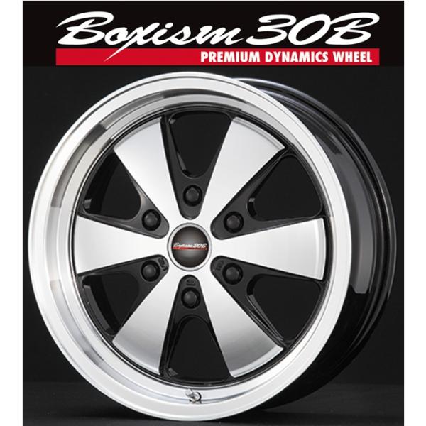 【ボクシースタイル】ボクシズム B30 17ｘ6.5 ＋38 6H/139.7 ポリッシュ（POL）ｘ４本セット