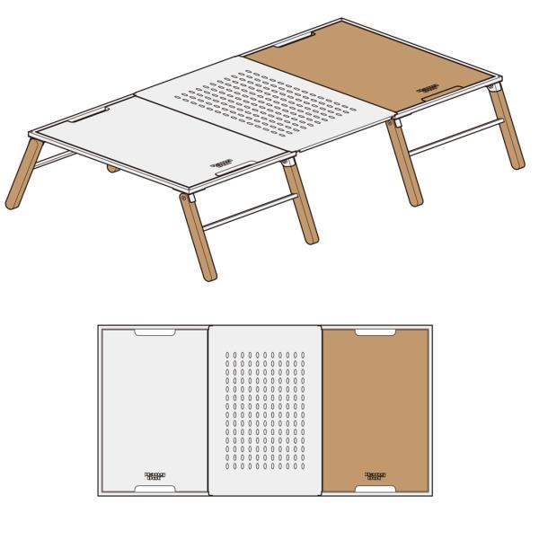 Hilander アウトドアテーブル 120cm ハイランダー テーブル」の人気