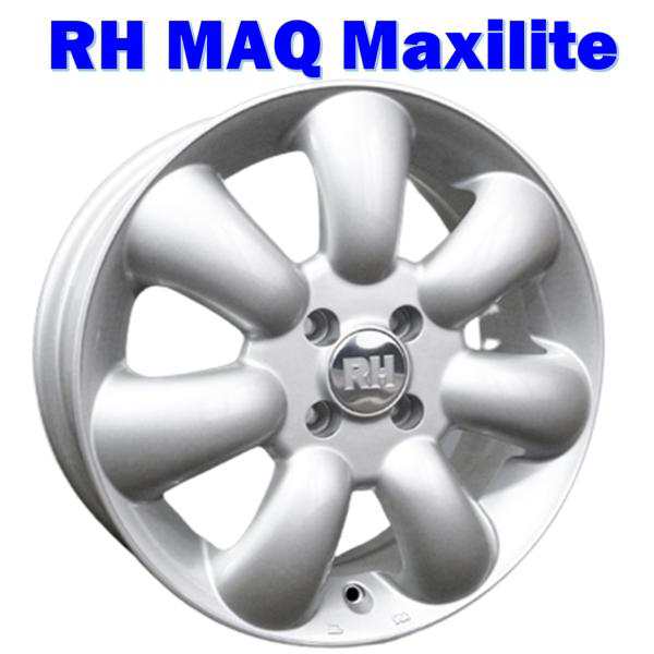 RH NAQ MAXILITE【マキシライト】16ｘ6.0 ＋35 4H/100 シルバー ｘ４本セット