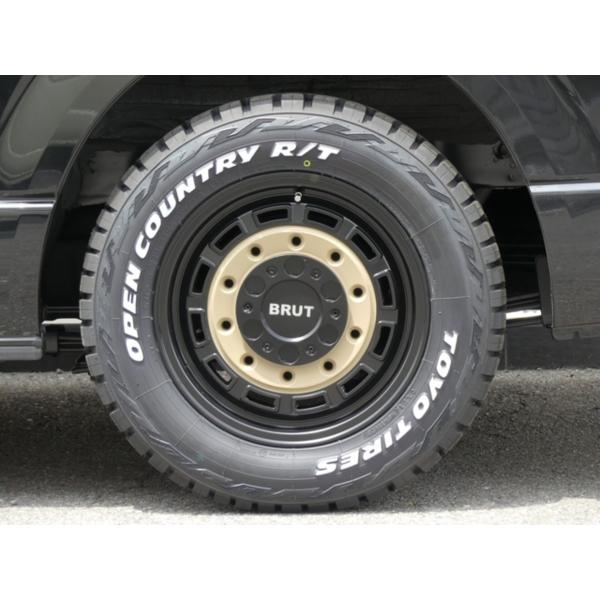 BRUT【ブルート】BR-70 16x6.5 +38 6H/139.7 ベージュ・ブラック（BB