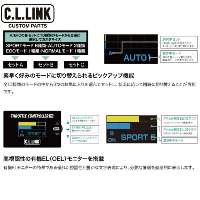 C.L.LINK【シーエルリンク】スロットルコントローラーPro OBD