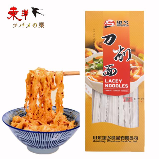 望郷刀削面（干面）400g【1点】乾麺 刀削麺 備蓄食 麺食の