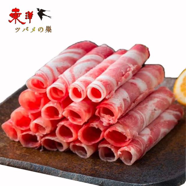 ラムしゃぶしゃぶ(羊肉巻)1kg【3点】ラム肉ロールスライス リブロース 薄切り 業務用 冷凍食品 1kgx3点