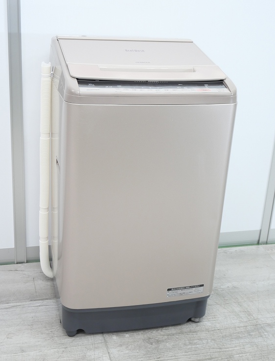 【ダメージ品】日立　全自動洗濯機　　BW-V100C-N 日立製⁄2019年式⁄10kg⁄全自動洗濯機⁄BW-V100C