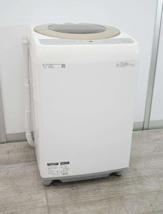シャープ製/2018年式/9kg/全自動洗濯機/ES-GV9C-N