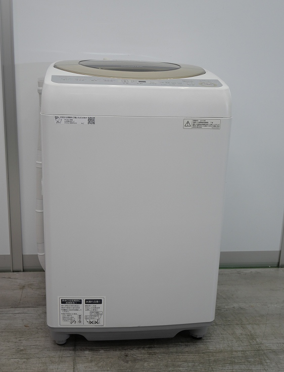 シャープ製/2018年式/9kg/全自動洗濯機/ES-GV9C-N