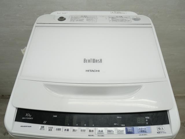 2017年製 HITACHI 日立　10kg洗濯機  BEATWASH BW-V100BE5 日立製/2017年式/10kg/全自動洗濯機/BW-V100BE5の通販はau PAY