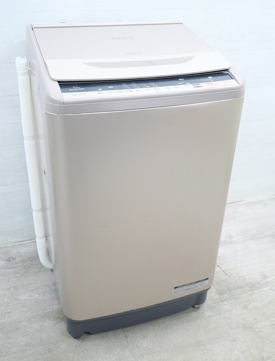 日立製/2017年式/10kg/全自動洗濯機/BW-KSV100B