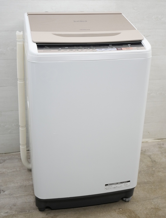 (3974W3)*洗濯機 日立 9kg BW-V90FE8 2020年製 全自動洗濯機 ビートウォッシュ BW-V90F ： 洗濯機・衣類乾燥機