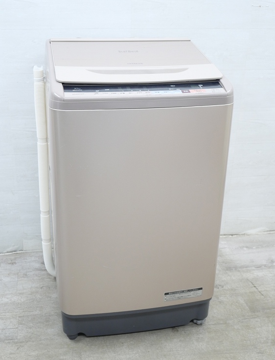 日立製/2018年式/10kg/全自動洗濯機/BW-V100B