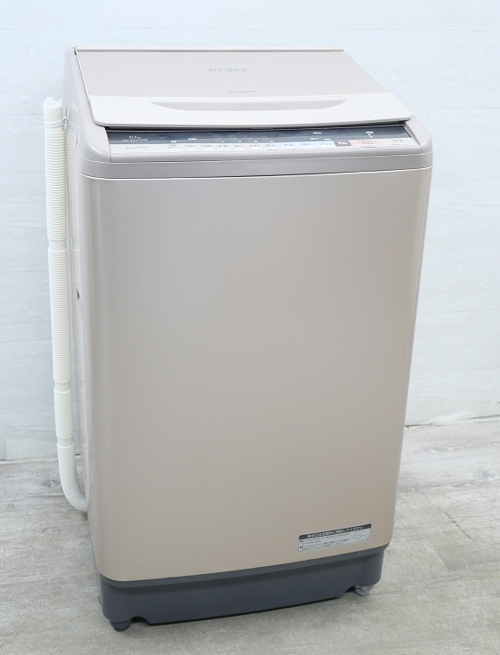 日立製/2017年式/10kg/全自動洗濯機/BW-KSV100B